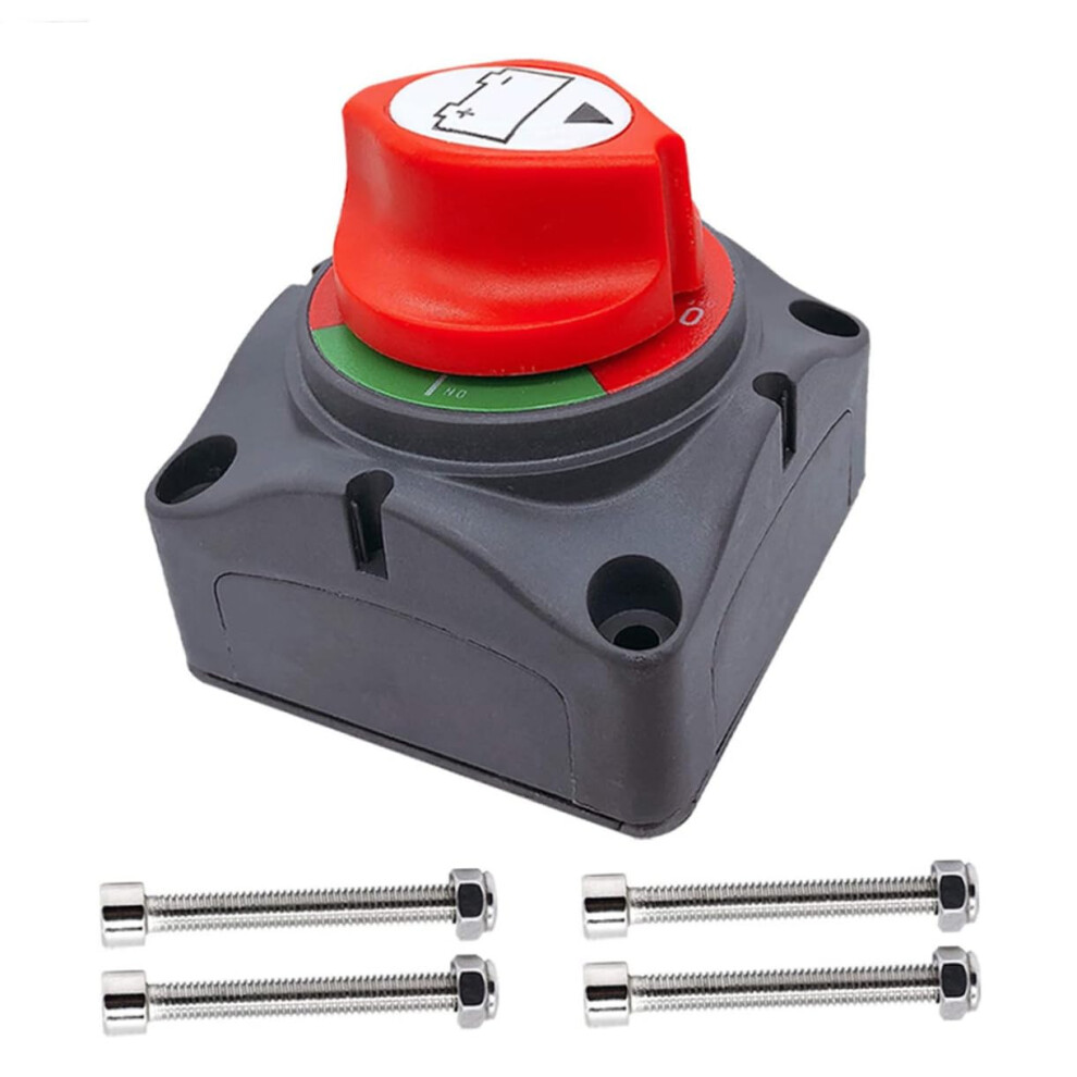 Heavy Duty Battery Disconnect Switch With Copper Terminals And Heat Shrink Insulation For Rv Atv Car Yacht Utv Camping 9323874156453