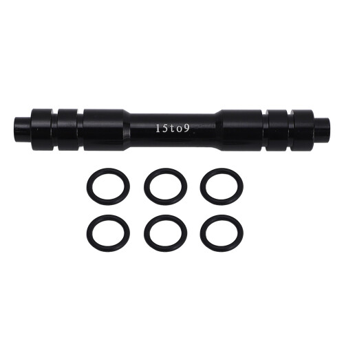 Cycle Wheel Fork Axle Adapter 15mm to 9mm Front Thru Hub Skewer 1
