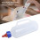 Lamb Feeding Bottle with Soother & Handle, 1L Capacity, Plastic Rubber 3