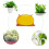 Εύκολο στον καθαρισμό και την αποθήκευση χαλάκι ελέγχου ακαταστασίας κήπου, δώρο 5