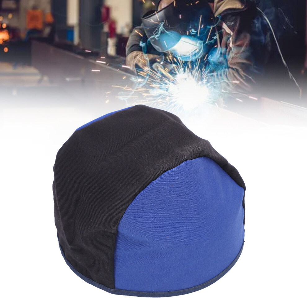 Heatproof Cotton Welding Cap Reversible Flame Resistant Head Cover 52-56Cm 3551363697040