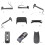 (Left front arm) For Mavic Pro Platinum Drone Arms Body Shell Upper Battery Cover Middle Frame 3