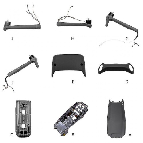 (Left front arm) For Mavic Pro Platinum Drone Arms Body Shell Upper Battery Cover Middle Frame 2