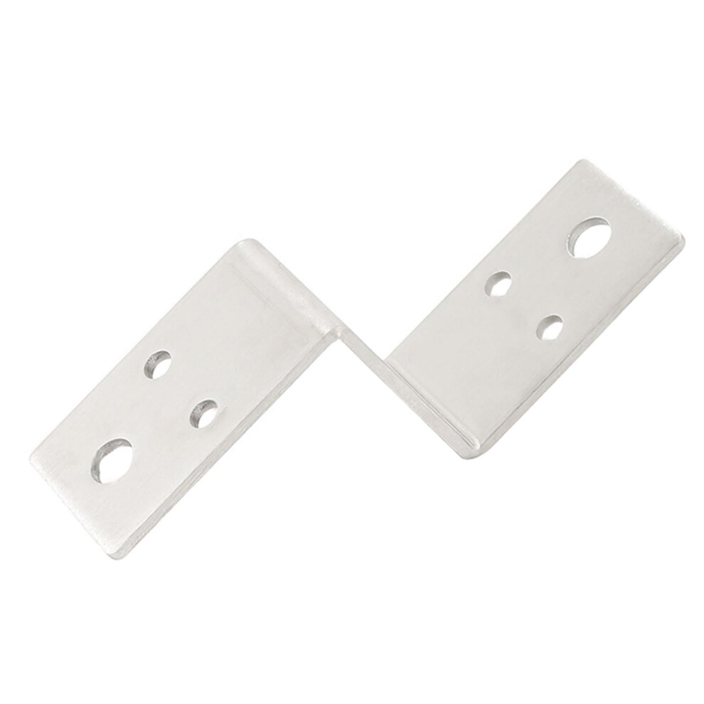 Corner Braces Stainless Steel Brackets, 50Mm, Cupboard, Cabinet, Chair Fixing Fasteners, Furniture Joint Connectors 9339159420164