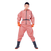 Waders Chest Waders For Men Waterproof Anti Slip Fishing Seaside Beach Garden Work 37 Red Gloves