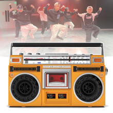 Portable Cassette Boombox AM/FM Radio CD Player SD/USB Input Cassette Recorder For Travel And Family Gatherings