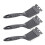 3Pcs Escova Com Plástico E Aço 1