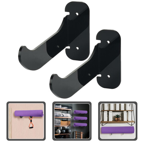 2Pcs Suporte De Parede Acrílico Para Tapete De 2