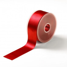 38mm Prym Satin Ribbon Red - per metre