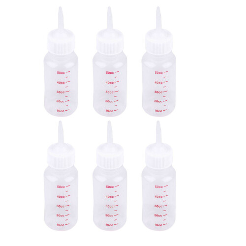 6 . botella lactancia 50 ml para perros y con cónica