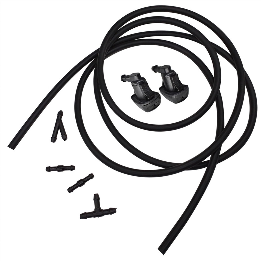 Windshield Wiper Nozzles For 20082012 Sedan With Hose And Connector Spray Jet Nozzles Replacement 9067246030513