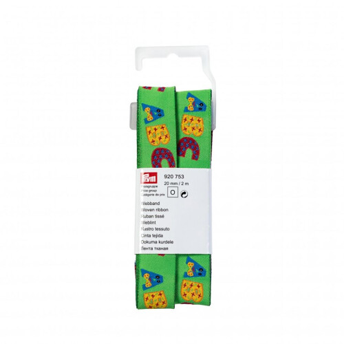 Prym 20mm Prym ABC Woven Ribbon 2m - each