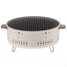 Charcoal Grill Compact Portable For Indoor And Outdoor Use With Safe Handling And Even Cooking