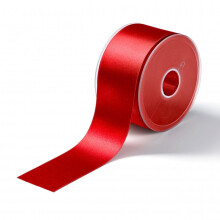 50mm Prym Satin Ribbon Red - per metre