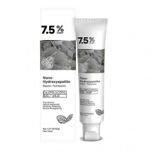 7.5% Fluoride-Free Hydroxyapatite Toothpaste for Sensitive Teeth, Whitening, Deep Cleaning & Stain Removal, Ideal for Home & Travel