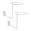 2 Stuks Multifunctionele Helmhouder Wandmontage 7