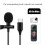 Discreeted Wearable Mic Clear Auditory Recording Camera Mount 4