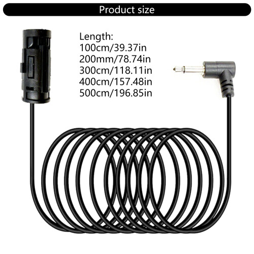 Plugs And Play Car Microphones ABS Materials-Bent plug 5 M 2