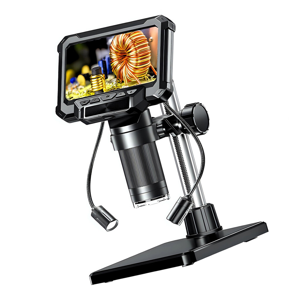 4.3Inch Digital Microscope 1000X Magnification-With Side Light 7754000517831