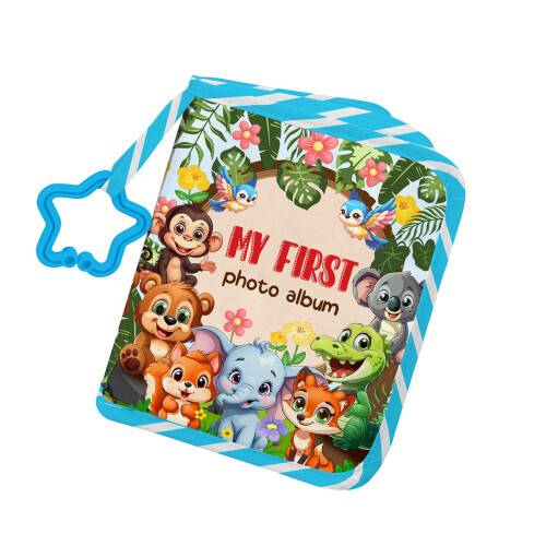 Children Fabric Memory Book With Multiple Pocket Baby Growth