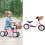 Πολυχρηστικό καλάθι ποδηλάτου από ψάθα, χειροποίητο με όμορφες γραμμές, εύκολη 4