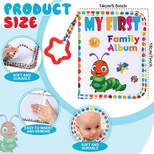 Expandable Fabric Family Memory Book With Interactives Features 2