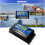 Solar Charge Maestro: 30A PWM solcellecontroller, industriel mikrocontroller, automatisk parameterlagring, dobbelt USB-udgang til blybatterier, 3