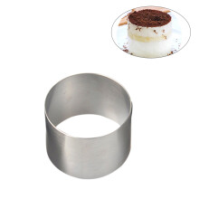 Stainless Steel 2 Inch Round Cake Mold Silver Mousse Ring