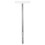Welcome Sign Holder Displaying Cheer Telescoping Pole Silver 5