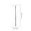 Welcome Sign Holder Displaying Cheer Telescoping Pole Silver 3