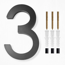 Innovative Modern House Numbers, Acrylic Floating Signs With Stainless Steel For Long-Lasting Elegance