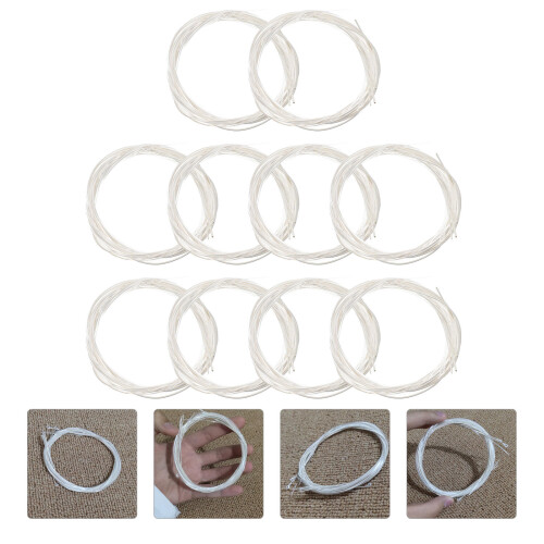 10 Packs Guitar Supplies Nylon Strings Moving Folk 1