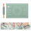 1 Set Silicone And Face Pads Wood Small Rolling Pin Bread 6
