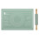 1 Set Silicone And Face Pads Wood Small Rolling Pin Bread 7