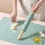 1 Set Silicone And Face Pads Wood Small Rolling Pin Bread 11