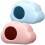 2Pcs Assorted Color Ceramic Hamster Hut Cooling Hideout for Small Pets 1