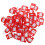 Key Chain Abs 50pcs 1.6x1.1x0.2in 3