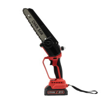 Cordless Chainsaw 21V 800W Brushless Motor With 2x2.0Ah Batteries And Charger 20cm Cutting Diameter Pruning Gardening