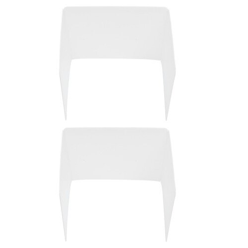2 Pcs Student Study Carrel Desk Partition Plate Dividers