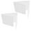 2 Pcs Student Study Carrel Desk Partition Plate Dividers 4