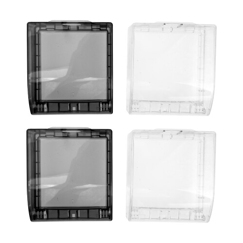 4Pcs Waterproof Socket Cover Plastic Wall Protector Case for Home Use 1