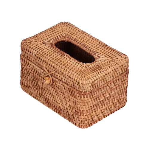 Taschentuchbox-Halter, gewebt, robust, langlebig, 2