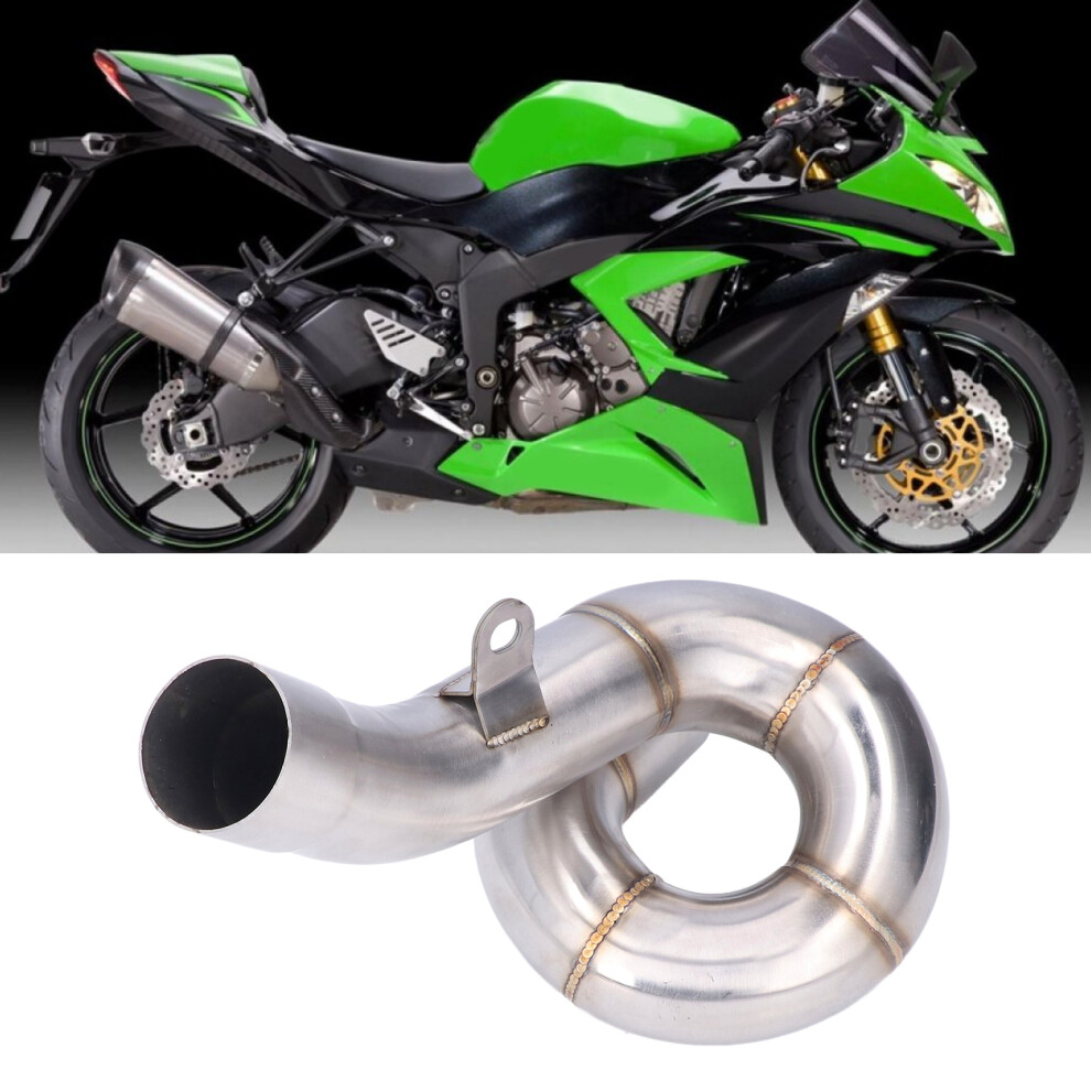 Performance Stainless Steel Mid Pipe Slip On For Ninja Zx6r Zx636 2009 To 2021 7681363703550