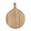 Runder Holz-Pizzateller mit Griff 40x30cm Küchenbackwaren 5