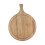 Runder Holz-Pizzateller mit Griff 40x30cm Küchenbackwaren 6