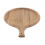 Runder Holz-Pizzateller mit Griff 40x30cm Küchenbackwaren 4