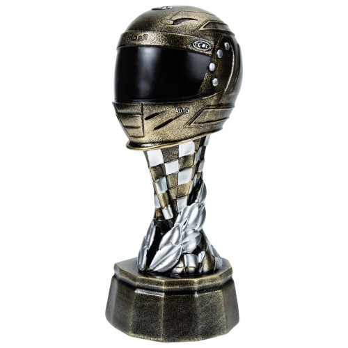 De Troféu Resina Com De Capacete Para Corrida 2