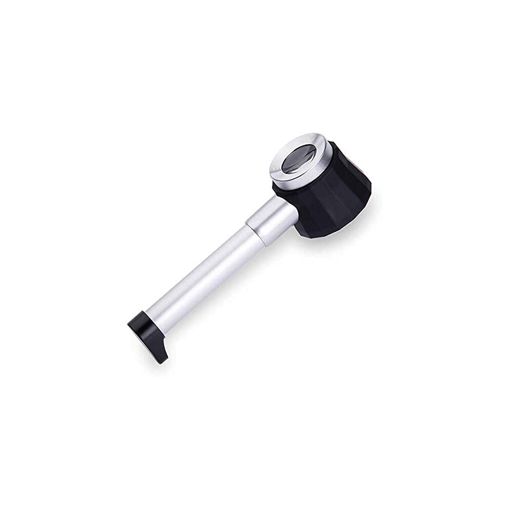 Loupe 45x Handheld Magnifier With Optical Glass Lens, LED Illumination And Measurement Scale, Antique Stamp Viewing