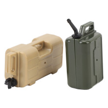 Mini-Kraftstofftank-Set für 1/10 RC-Crawler, Kunststoff, Gelb & Grün, Maßstab 1:10