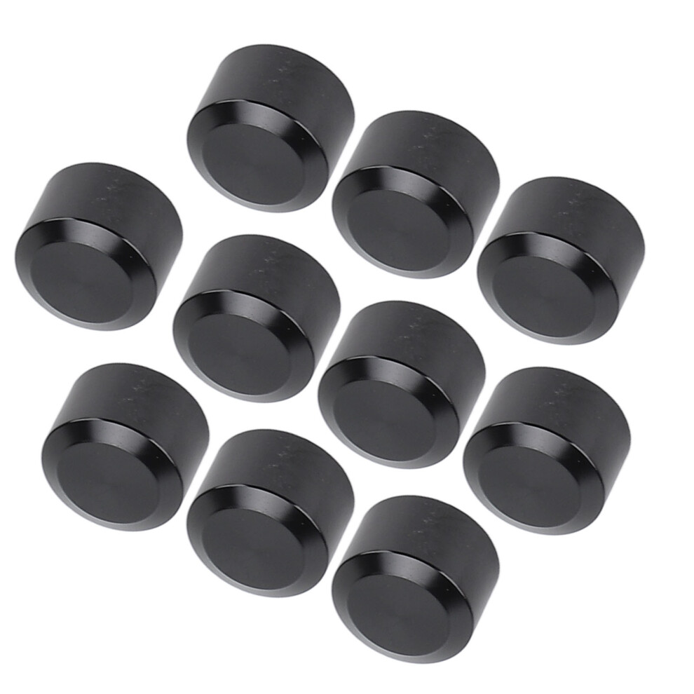 10Pcs Cnc Aluminum Motorcycle Engine Bolt Cover 7.5Â10Mm Black 3531363704450